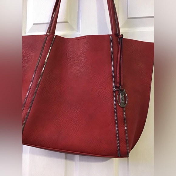 Calvin Klein Handbags - Calvin Klein Cherry Red Tote